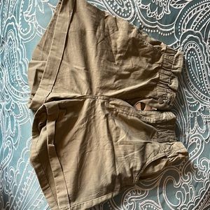 Olive green shorts from H&M